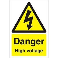 Construction Board 400x600 Safety Sign 3mm foam PVC Danger High Voltage Construction Board 400x600 Safety Sign 3mm foam PVC Danger High Voltage