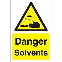 Construction Board 400x600 Safety Sign 3mm Foam PVC Danger Solvents Construction Board 400x600 Safety Sign 3mm Foam PVC Danger Solvents