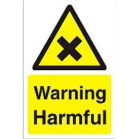 Construction Board 400x600 Safety Sign 3mm Foam PVC Warning Harmful Construction Board 400x600 Safety Sign 3mm Foam PVC Warning Harmful