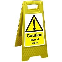 Free Standing Floor Sign 300x600 Poly Caution Men at Work Ref FSS003300x600 Free Standing Floor Sign 300x600 Poly Caution Men at Work Ref FSS003300x600