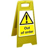 Free Standing Floor Sign 300x600 Polypropylene Out of Order Ref FSS008-300x600 Free Standing Floor Sign 300x600 Polypropylene Out of Order Ref FSS008-300x600