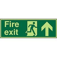 Photolum Sign 600x200 Fire Exit Man Running Right & Arrow Pointing Up Self Adhesive Vinyl Photolum Sign 600x200 Fire Exit Man Running Right & Arrow Pointing Up Self Adhesive Vinyl