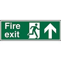 Photolum Sign 600x200 Fire Exit - Man Running Right & Arrow Pointing Up Photolum Sign 600x200 Fire Exit - Man Running Right & Arrow Pointing Up