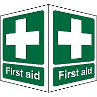 Protruding First Aid Sign 2 Faces 150x200 Each 1mm First Aid Protruding First Aid Sign 2 Faces 150x200 Each 1mm First Aid