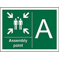 Safe Procedure Sign 600x400 Assembly Point A Self Adhesive Vinyl Safe Procedure Sign 600x400 Assembly Point A Self Adhesive Vinyl