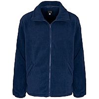 Supertouch Basic Fleece Jacket with Elasticated Cuffs and Full Zip Front XXXXLarge Navy Ref 59097 Supertouch Basic Fleece Jacket with Elasticated Cuffs and Full Zip Front XXXXLarge Navy Ref 59097
