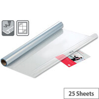 Nobo 600x800mm Instant Whiteboard Dry Erase Sheets with 25 Sheets Per Roll Clear Nobo 600x800mm Instant Whiteboard Dry Erase Sheets with 25 Sheets Per Roll Clear