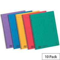 Europa A4 Twinwire Sidebound 90g/m2 120 Page Micro Perforated Notebook 1 x Pack of 10 Assorted Notebooks Europa A4 Twinwire Sidebound 90g/m2 120 Page Micro Perforated Notebook 1 x Pack of 10 Assorted Notebooks