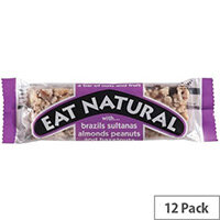 Eat Natural Energy Bar Made From Brazil Nuts Sultanas Almonds Apricots Peanuts and Hazelnuts 50g Pack 12 Eat Natural Energy Bar Made From Brazil Nuts Sultanas Almonds Apricots Peanuts and Hazelnuts 50g Pack 12