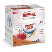 UniBond Power Tab 300g Pearl Moisture Absorber Scented 3-in-1 Refill Tab Fruit Sensation Pack of 2 Tablets UniBond Power Tab 300g Pearl Moisture Absorber Scented 3-in-1 Refill Tab Fruit Sensation Pack of 2 Tablets