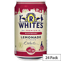 R-Whites 330ml Raspberry Drink Lemonade Pack of 24 R-Whites 330ml Raspberry Drink Lemonade Pack of 24