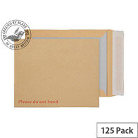 Purely Packaging Manilla Envelopes Board Backed Peel and Seal 267x216mm (Pack 125) Purely Packaging Manilla Envelopes Board Backed Peel and Seal 267x216mm (Pack 125)