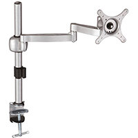 Allcam ACAVA AVM04G LCD/LED Monitor Single Arm Stand Silver Ref AVM04G Allcam ACAVA AVM04G LCD/LED Monitor Single Arm Stand Silver Ref AVM04G