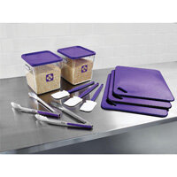 Food Service Kit 12 Piece Colour-Coded Purple Food Service Kit 12 Piece Colour-Coded Purple
