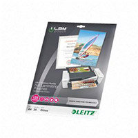 Leitz iLAM UDT A4 Hot Laminating Pouches 125 microns 1 x Pack of 25 Ref 74820000 Leitz iLAM UDT A4 Hot Laminating Pouches 125 microns 1 x Pack of 25 Ref 74820000