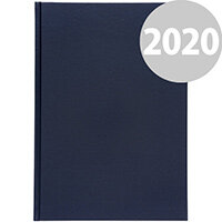 5 Star Office 2020 Diary Week to View Casebound and Sewn Vinyl Coated Board A4 297x210mm Blue 5 Star Office 2020 Diary Week to View Casebound and Sewn Vinyl Coated Board A4 297x210mm Blue