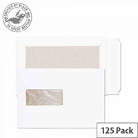 Purely Packaging C5 White Envelopes Board Backed Peel and Seal 120gsm(Pack 125) Purely Packaging C5 White Envelopes Board Backed Peel and Seal 120gsm(Pack 125)