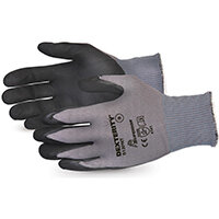 Superior Glove Dexterity Black Widow Grip High Abrasion 7 Black Ref SUS13PNT07 Superior Glove Dexterity Black Widow Grip High Abrasion 7 Black Ref SUS13PNT07