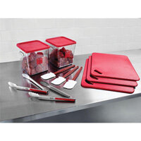 Food Service Kit 12 Piece Colour-Coded Red Food Service Kit 12 Piece Colour-Coded Red