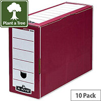 Fellowes Bankers Box Premium Transfer File Red and White Pack 10 Fellowes Bankers Box Premium Transfer File Red and White Pack 10