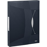Rexel Choices Box File PP Elastic Strap 40mm Spine A4 Trans Black Pack of 5 Ref 2115669 Rexel Choices Box File PP Elastic Strap 40mm Spine A4 Trans Black Pack of 5 Ref 2115669