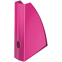 Leitz WOW Magazine File A4 Metallic Pink Pack of 6 Ref 52771023 Leitz WOW Magazine File A4 Metallic Pink Pack of 6 Ref 52771023
