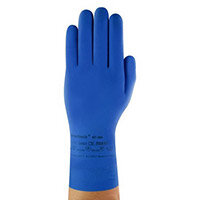 Ansell VersaTouch Size 7 Latex Rubber Light-Duty Work Gloves Blue Ansell VersaTouch Size 7 Latex Rubber Light-Duty Work Gloves Blue