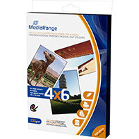 MediaRange Inkjet Photo Paper 220g 100x150mm Ref MRINK104 (50 Sheets) MediaRange Inkjet Photo Paper 220g 100x150mm Ref MRINK104 (50 Sheets)