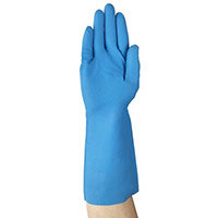 Ansell VersaTouch Size 7 Chemical Resistant Work Gloves Blue Ansell VersaTouch Size 7 Chemical Resistant Work Gloves Blue