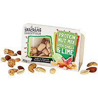 Snacking Essentials Nut Mix Chilli & Lime Snack Pot 41g Ref 512541 (Pack 9) Snacking Essentials Nut Mix Chilli & Lime Snack Pot 41g Ref 512541 (Pack 9)
