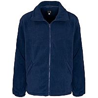 Supertouch Basic Fleece Jacket with Elasticated Cuffs and Full Zip Front Small Navy Ref 59091 Supertouch Basic Fleece Jacket with Elasticated Cuffs and Full Zip Front Small Navy Ref 59091