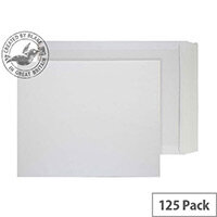 Purely Packaging White Envelopes Board Backed Peel and Seal 394x318mm (Pack 125) Ref 3200 Purely Packaging White Envelopes Board Backed Peel and Seal 394x318mm (Pack 125) Ref 3200
