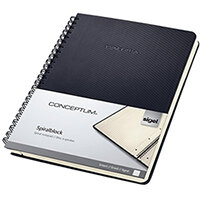 Sigel Conceptum Notebook Hard Cover Lined Micro-Perforated 160 Pages Black Ref CO823 Sigel Conceptum Notebook Hard Cover Lined Micro-Perforated 160 Pages Black Ref CO823