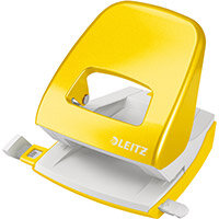 Leitz NeXXt WOW 5008 Hole Punch 2-Hole Capacity 30 sheets Yellow Ref 50081016 Leitz NeXXt WOW 5008 Hole Punch 2-Hole Capacity 30 sheets Yellow Ref 50081016