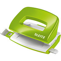 Leitz NeXXt WOW 5008 Hole Punch 2-Hole Capacity 30 sheets Green Ref 50081054 Leitz NeXXt WOW 5008 Hole Punch 2-Hole Capacity 30 sheets Green Ref 50081054