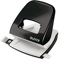Leitz NeXXt WOW 5008 Hole Punch 2-Hole Capacity 30 sheets Black Ref 50081095 Leitz NeXXt WOW 5008 Hole Punch 2-Hole Capacity 30 sheets Black Ref 50081095