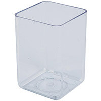 Polystyrene Executive Pen Tidy One Compartment Crystal Clear Polystyrene Executive Pen Tidy One Compartment Crystal Clear