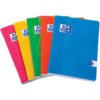 Oxford Soft Touch Stapled A5 Assorted Colours Ref 400090116 Pack of 5 Oxford Soft Touch Stapled A5 Assorted Colours Ref 400090116 Pack of 5