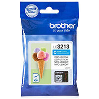 Brother LC3213C Yield: 400 Pages Cyan Ink Cartridge