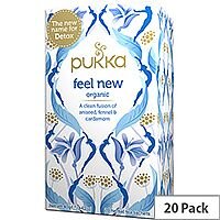 Pukka Feel New Organic Tea Bags (Pack of 20) Ref 45060519144100 Pukka Feel New Organic Tea Bags (Pack of 20) Ref 45060519144100