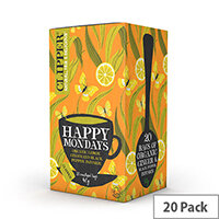 Clipper Organic Individually Enveloped Tea Bags Happy Monday Ref 0403348 Pack of 20 Clipper Organic Individually Enveloped Tea Bags Happy Monday Ref 0403348 Pack of 20