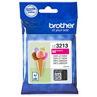 Brother LC3213M Yield: 400 Pages Magenta Ink Cartridge