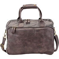 Pride and Soul Mystify 15inch Laptop Bag Grey/Brown Ref 47302 Pride and Soul Mystify 15inch Laptop Bag Grey/Brown Ref 47302