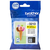Brother LC3213Y Yield: 400 Pages Yellow Ink Cartridge