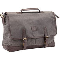 Pride and Soul Vegas 15inch Laptop Briefcase Grey/Brown Ref 47303 Pride and Soul Vegas 15inch Laptop Briefcase Grey/Brown Ref 47303