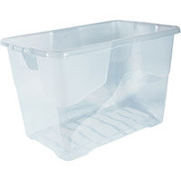 Strata Curve Box 65 Litre Clear Ref XW203B-CLR Strata Curve Box 65 Litre Clear Ref XW203B-CLR