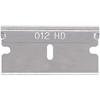 Pacific Handy Cutter Standard Single Edge HD Notched Blade Silver Ref RB-012 Pacific Handy Cutter Standard Single Edge HD Notched Blade Silver Ref RB-012
