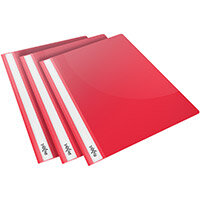 Rexel Choices Report Folder Clear Front Capacity 160 Sheets A4 Red Ref 2115642 Pack of 25 Rexel Choices Report Folder Clear Front Capacity 160 Sheets A4 Red Ref 2115642 Pack of 25