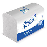 Scott Essential Folded Hand Towels 210x200mm 340 Sheets per Sleeve Ref 6617 (Pack 15 Sleeves) Scott Essential Folded Hand Towels 210x200mm 340 Sheets per Sleeve Ref 6617 (Pack 15 Sleeves)