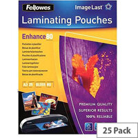 Fellowes Laminating Pouch 80 Micron A3 Ref 5396403 (Pack of 25) Fellowes Laminating Pouch 80 Micron A3 Ref 5396403 (Pack of 25)